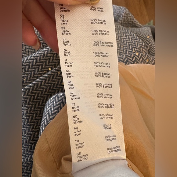 Sandro | Paule Herringbone Blazer With Sequins brown brand size 2 (medium) - Picture 11 of 12